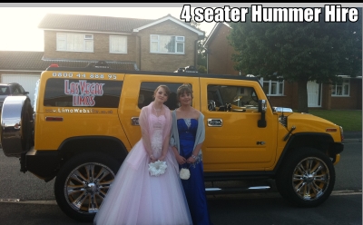baby hummer hire, 4 seater limo hire corby