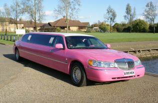 pink limo hire corby